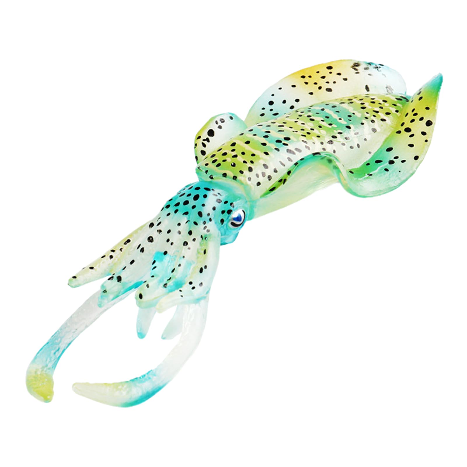 Amazon.com: AENIMELY Squid Figurine Turquoise Spotted Squid Marine